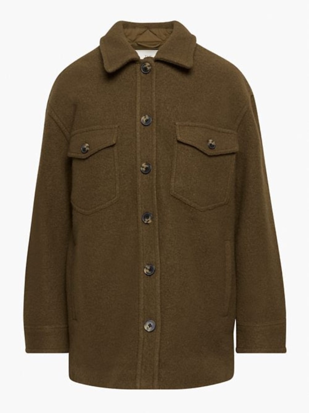 Wilfred Free The Ganna Utility Shirt Jacket Rustical Brown Size XL NWT